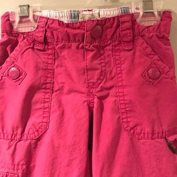 🌺 OLD NAVY Lightweight Pink Cargo Pants/Capris - Picture 4 of 8
